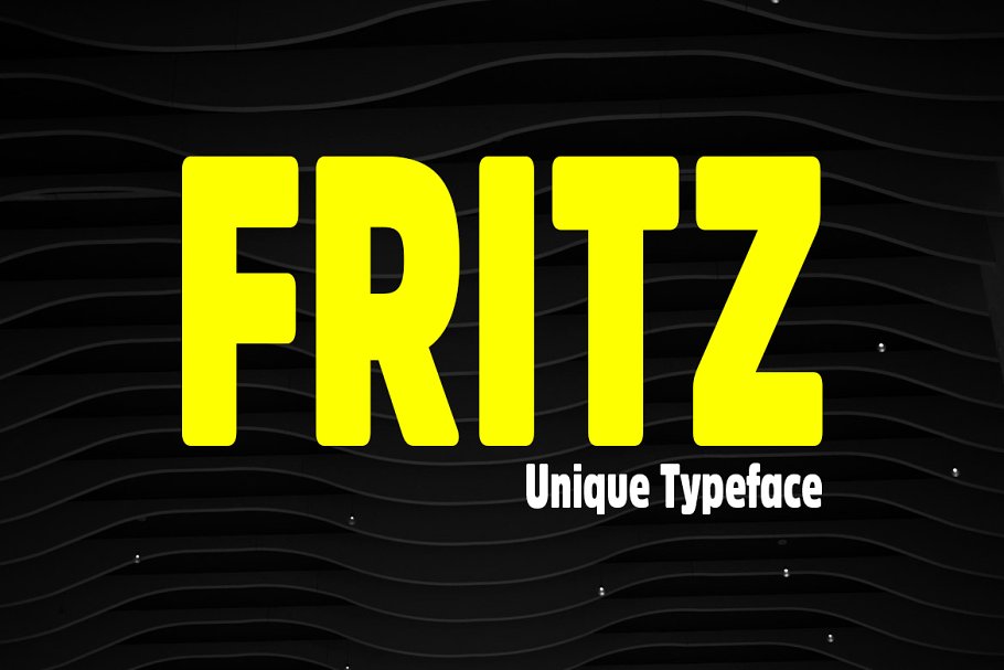 Przykładowa czcionka Fritz #1